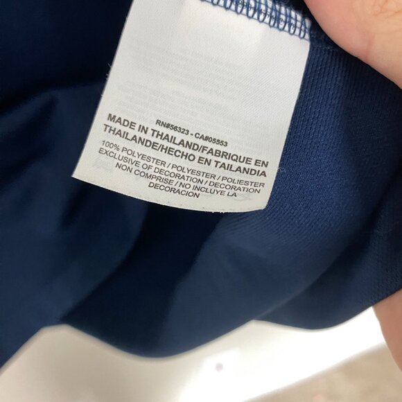 Nike Golf Polo Shirt Tour Performance Dri Fit Short Sleeves Mens Large Blue - Picture 3 of 6